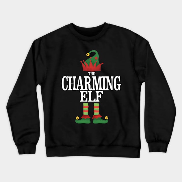 Charming Elf Matching Family Group Christmas Party Pajamas Crewneck Sweatshirt by uglygiftideas